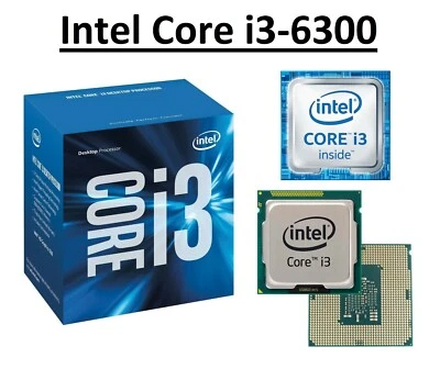 Intel Core i3-6300 SR2HA Dual Core Processor 3.8 GHz, Socket LGA1151, 51W CPU - Image 1 of 4