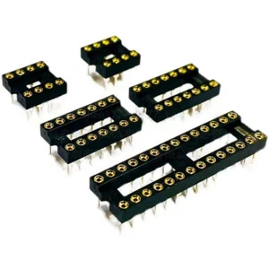 2,54 mm Pitch DIP IC Runde Buchse Adapter Basis 6/8/14/16/20/24/28/32/40/Pins - Bild 1 von 5