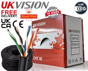 CAT5e UTP External CCA Outdoor Use Ethernet Network Cable Reel PE 5m/305m UK lot - Picture 1 of 8