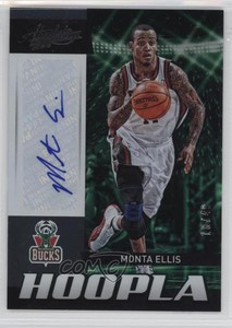 2012-13 Absolute Hoopla Auto /49 Monta Ellis #16 Auto