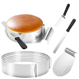 Set 4 pezzi taglia torta accessori fondo torta coltello smalto accessori da forno - Foto 1 di 10