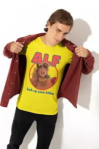 ALF tv show t shirt retro tv 80s tv shows shirt for men Classic sitcoms t shirts - Picture 1 of 3
