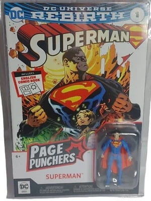 McFarlane Toys Page Punchers 3" ¡Cómic SUPERMAN! DC Universe Rebirth 2022 sellado Foto 1 de 2