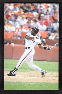 1989 BARRY COLLA Kevin Mitchell GIANTS UNSIGNED 3-1/2 x 5-1/2 PHOTO POSTCARD #12