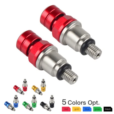 Kit de pernos de válvula de purga de horquilla Fit KYB para Honda CR 80/85R CR125R CR250R 1996-2007 Foto 1 de 4