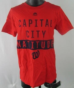 Washington Nationals Capital City Natitude MLB Majestic Children's Red T-Shirt - Picture 1 of 6