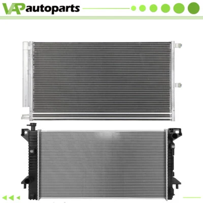 For 2009-2010 Ford Expedition Ford F-150 Radiator & Condenser Cooling Assembly - Image 1 of 4