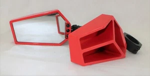 Par de espejos retrovisores laterales aluminio rojo 2014 -21 POLARIS RAZOR 900 1000 XP - Imagen 1 de 5
