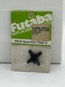 FUTABA FSH-6F SPLINED HORN F (SMALL X) WITH SCREW - VINTAGE - NOS/NEW OLD STOCK! - Picture 1 of 2