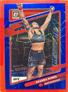 Amanda Nunes ~ 2022 Panini Donruss Optic UFC ~ Blue Velocity Prizm - Picture 1 of 2
