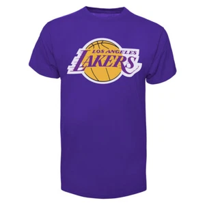 ¡Camiseta Biggie de Los Angeles Lakers NBA! '47 47 Marca Camiseta, Oro Púrpura Logotipo LAL - Imagen 1 de 1