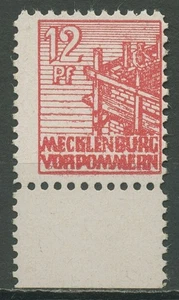 SBZ Mecklenburg-Vorpommern 1946 Abschiedsserie Kreidepapier 36 xa UR postfrisch - Bild 1 von 1