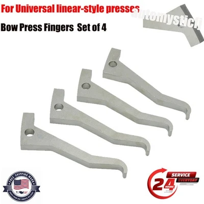 Set of 4  For Most Modern Compound Bows Linear Bow Press Finger 7/16 inch Iron - Image 1 of 4