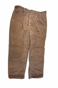 Brooks Brothers 346 Corduroy Pants Men Size 38W 30L Brown Fall Outdoor Winter - Picture 1 of 8