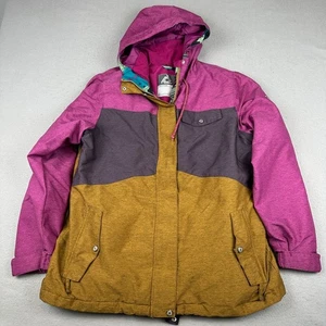 Atemperature Jacke Damen XL Schneemantel Azteken bunt Snowboard Latz Ranger Y2K - Bild 1 von 15