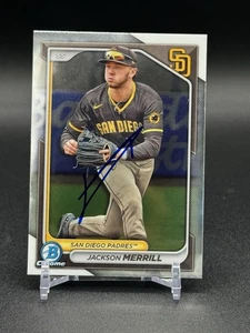 2024 Bowman Jackson Merrill #BCP-145 Chrome Prospects San Diego Padres Auto - Picture 1 of 2