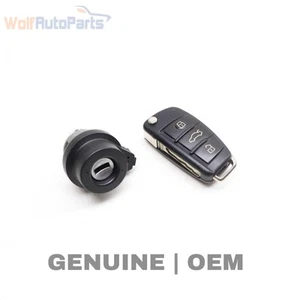 2007-2015 AUDI TT COUPE MK2 - LOCK Switch / Cylinder W/ KEY 8J0898375E - Picture 1 of 5