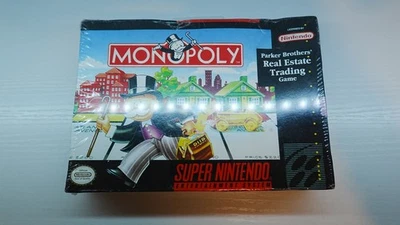 RARE Super Nintendo Monopoly - SNES Brand New SEALED SEE IMAGES/READ DESCRIPTION - Image 1 of 4