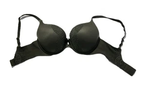 Victoria’s Secret Body by Victoria Perfect Shape Bra 32DD Green Lace Push Up - Picture 1 of 13