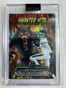 Garrett Wilson-WR-Jets•2025 WC Haunted Hits-Monster Hunt-Jersey Edition 1/2 - Imagen 1 de 2