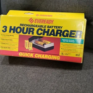 Vintage Eveready 3 Hour Quick Charging Battery Charger - New in Box - Picture 1 of 8
