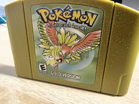N64 Pok&eacute;mon Gold Version For Nintendo 64 US Version