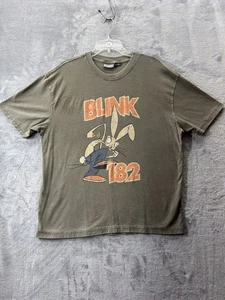 Camiseta Blink 182 Manga Corta Cuello Redondo Banda Música Punk Conejito Envejecido Grande - Imagen 1 de 13