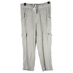 Pantalones cortos de lino a rayas Sanctuary X Anthropologie talla XS - Imagen 1 de 4