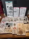 Close To My Heart, Woodware, Etc Mixed Lot 12 Sets Cling Stamps