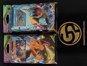 Conjunto de cubiertas temáticas Vivid Voltage Charizard y Drednaw Pokémon - Imagen 1 de 1