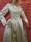 An Original by Constantino Rare Find 1960s Ivory Wedding Gown Dress Size 6