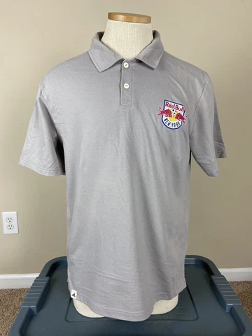 Adidas New York Red Bull MLS Soccer Polo Shirt Men’s Size Medium Cover