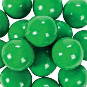 Large Green Gumballs, 97 Pieces, 2 lbs, Candy Buffet, Wedding, Graduation, Party - Picture 1 of 1