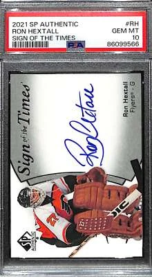 2021-22 SP Authentic Sign of the Times SOTTRH Ron Hextall Auto PSA 10 GEM MT - Image 1 of 2