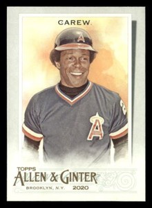 Rod Carew 2020 Topps Allen & Ginter  Card #10 California Angels