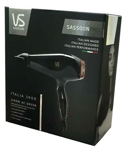 VS Sassoon PRO Italian 3000 Style AC Hair Dryer - VSD6610GDA - Picture 1 of 3
