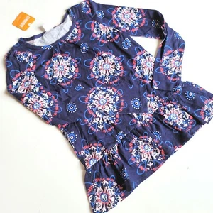 Gymboree Girls L 10-12 "Mix n Match" Medallion Ruffle Tee Shirt NWT Fall - Picture 1 of 3