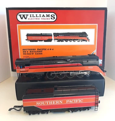 Williams O Gauge No 5600 Southern Pacific 4-8-4 GS-4 Daylight #4449 NEW! - Image 1 of 4