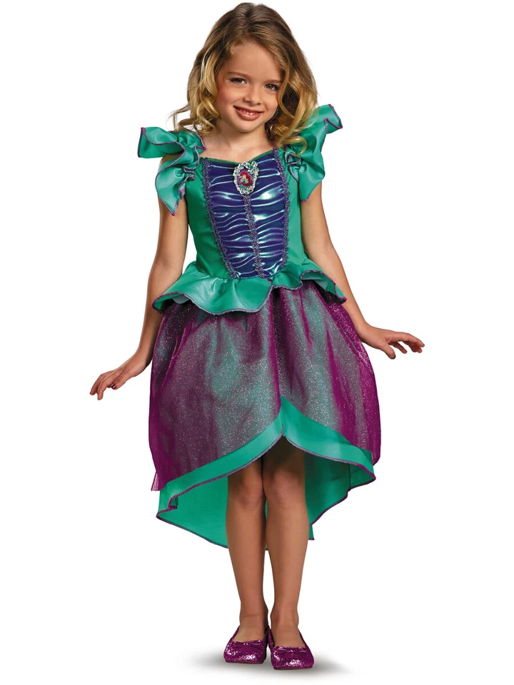 Disfraz básico de La Sirenita Ariel para niña Foto 1 de 1