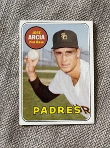 DCC: 1969 TOPPS JOSE ARCIA San Diego Padres #473 EX-NM - Bild 1 von 2
