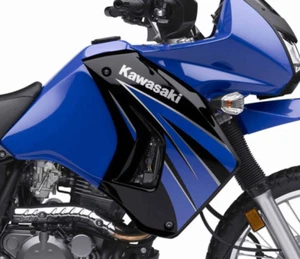 KLR650 2009 GRAPHIC KIT STICKER DECALS BLACK BLUE KAWASAKI KLR - Picture 1 of 9