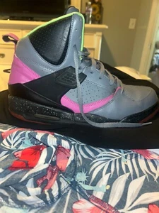 Size 10.5 - Jordan Flight 45 High Cool Grey Lime - Picture 1 of 5
