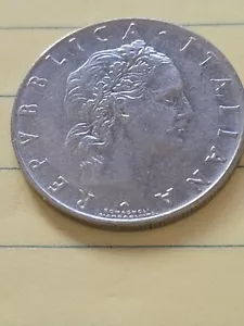 1968 ITALY 50 LIRE COIN ( AU ) - Picture 1 of 2