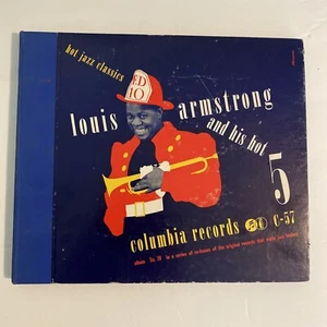 LOUIS ARMSTRONG & his hot 5 COLUMBIA Album # C-57 Box Set of 4 78 RPM Records VG - Picture 1 of 12
