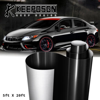 For Honda Car Paint Protection Vinyl Wrap Film Sticker Decal Sheet Roll Gloss BK Foto 1 de 4