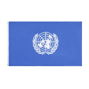 Durable 3x5FT United Nations Flag World Peace Heavy Duty Brass Grommets Flag - Picture 1 of 6