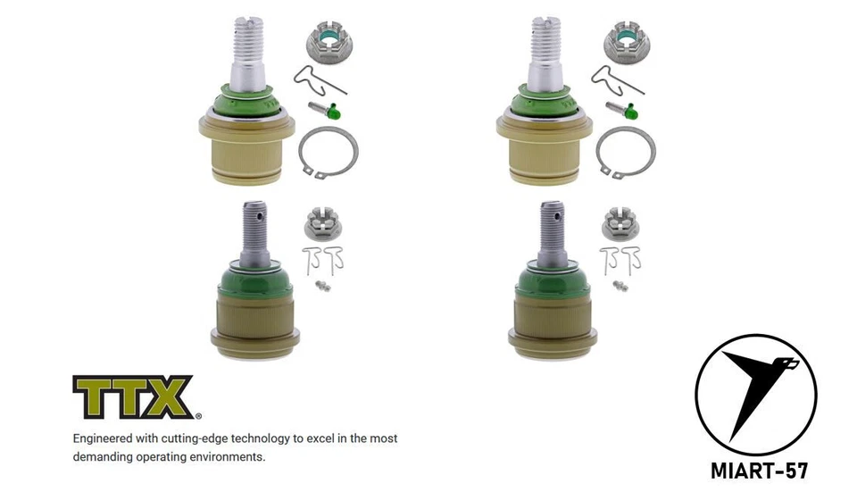 Front Upper & Lower Ball Joint Kit - TTX - 2003-2013 RAM 2500 3500 4WD - Image 1 of 1