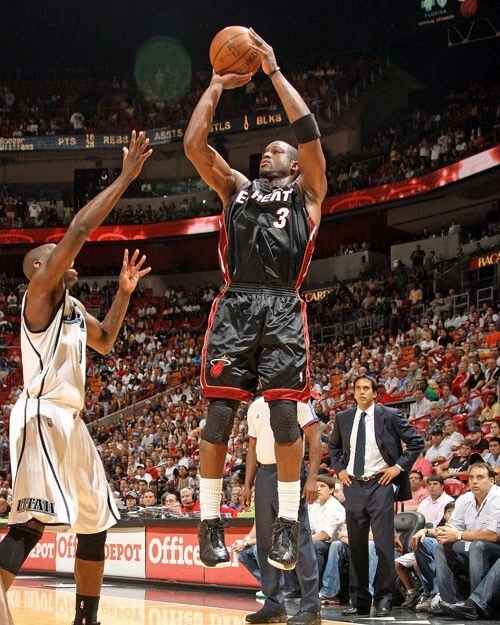 Impresión de póster de baloncesto con foto brillante de 8x10 Miami Heat DWYANE WADE Foto 1 de 1