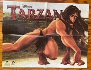 Póster de película de colección Disney Tarzán 1999 película animada 17x22 promoción original - Imagen 1 de 3