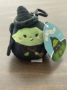 Squishmallow 3.5” Clip WICKED Elphaba Witch Plush Keychain NWT - Picture 1 of 4